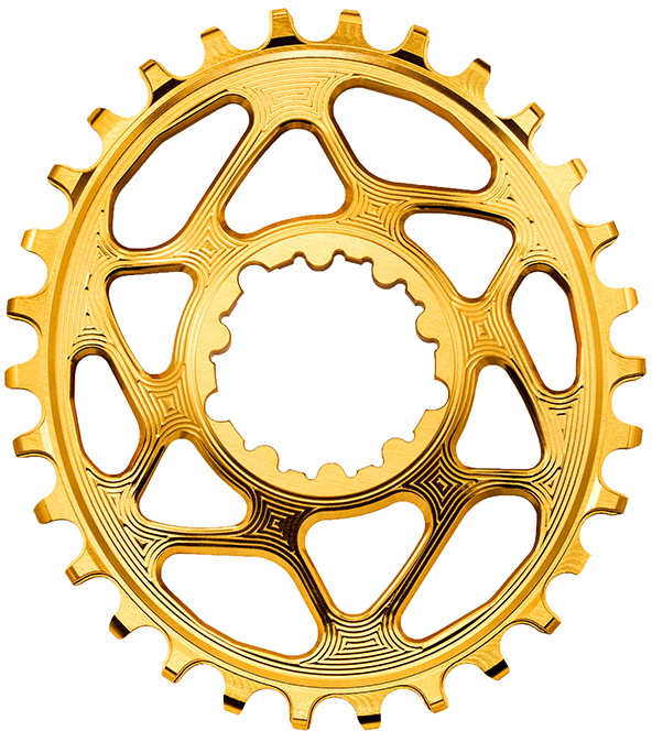 Absoluteblack Chainring Direct Mount Singlespeed 34t Oval Sram Guld