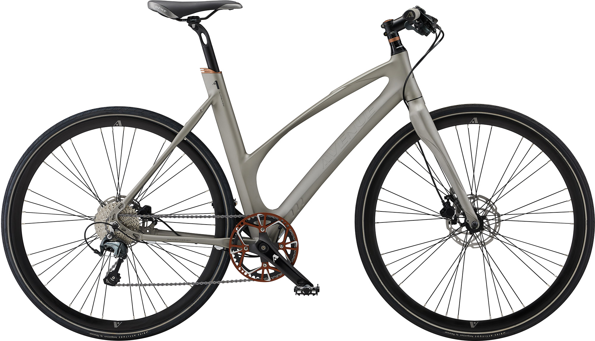 Avenue Airbase Dame 10g Tiagra 2026 Matt Silver