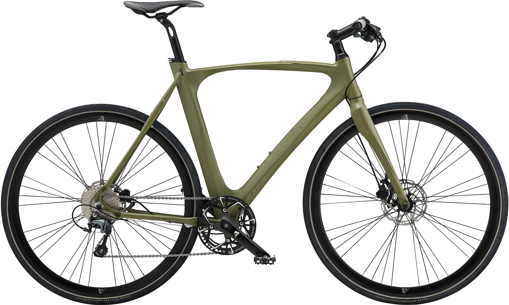 Avenue Airbase Herre 10g Tiagra 2026 Matt Green