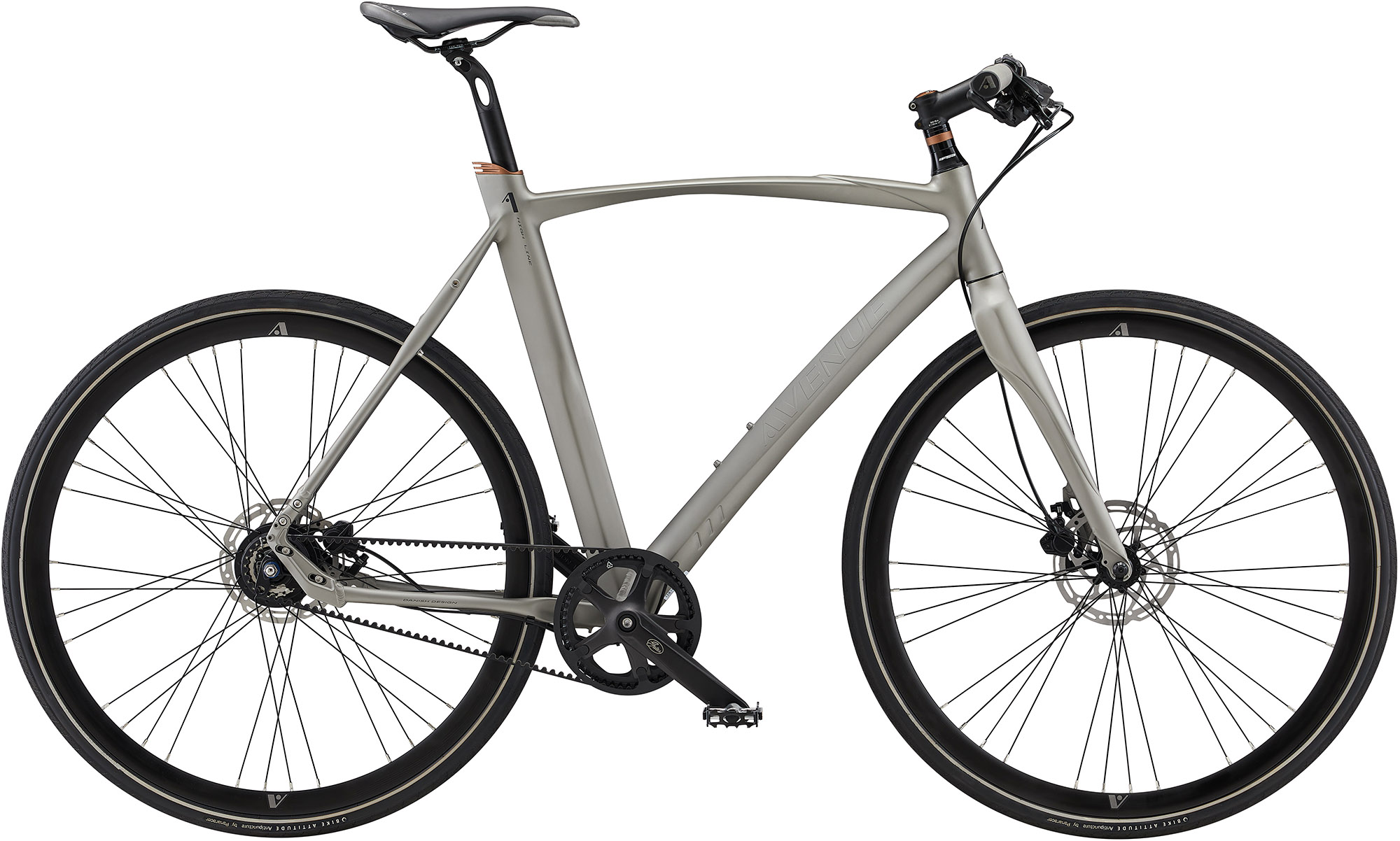 Avenue High Line Belt Herre 8g 2026 Matt Silver