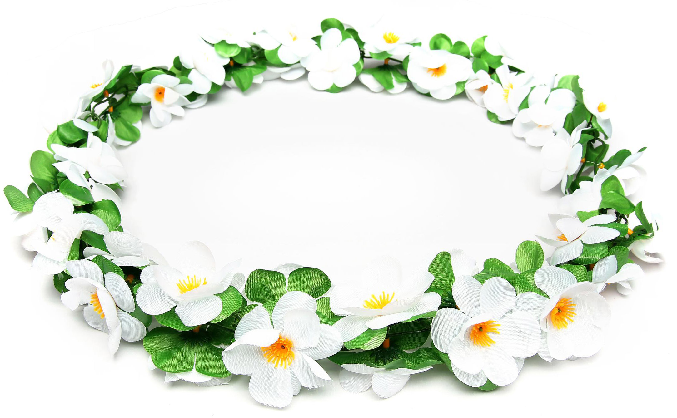 Basil Blomsterranke Garland 130cm Hvid