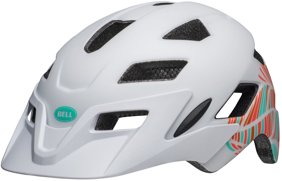 Bell Hjelm Sidetrack Barn Hvid