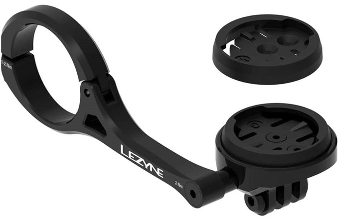 Lezyne Garmin Wahoo Gps Out Front Beslag Kompatibel Med Gopro