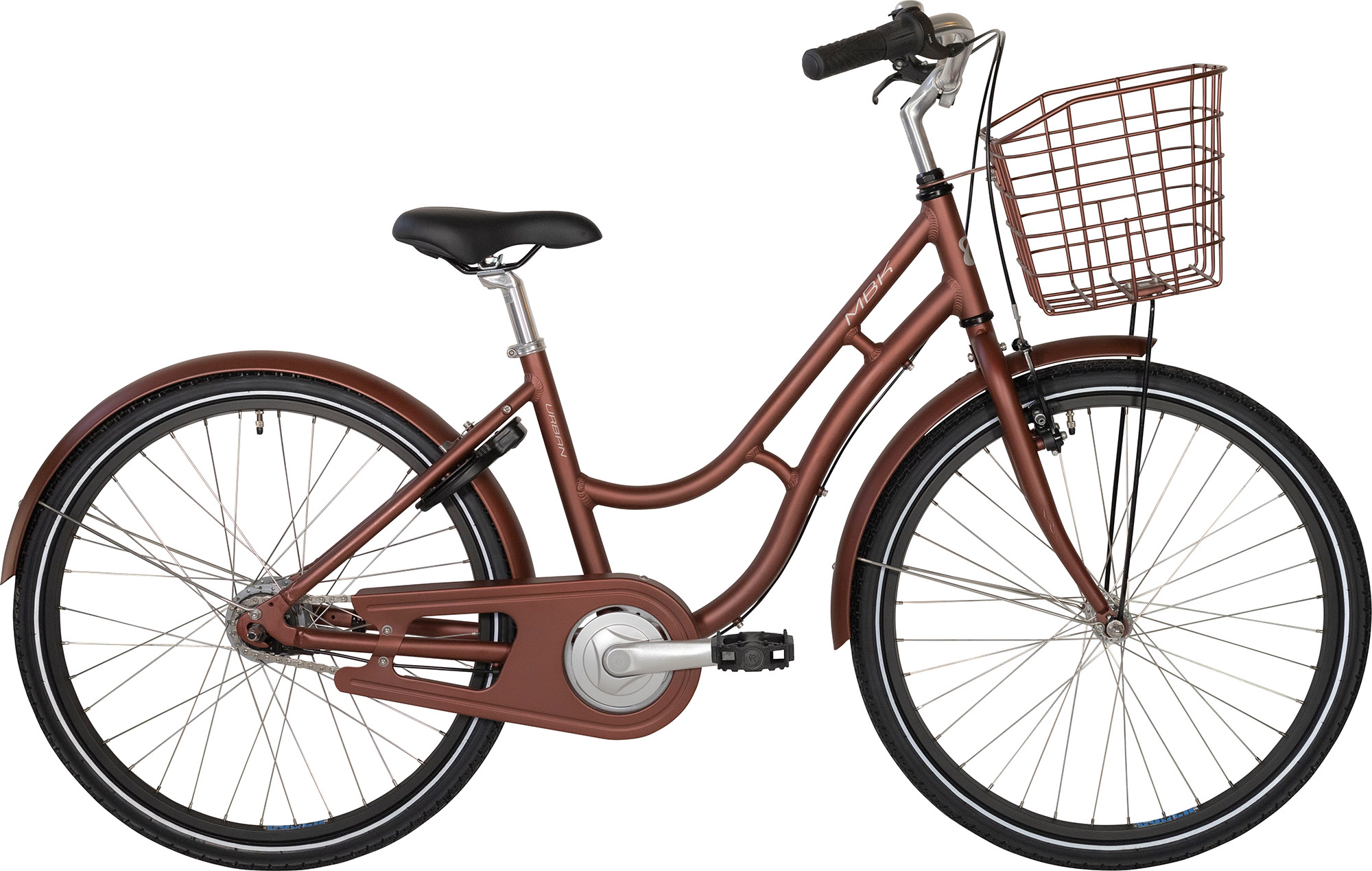 Mbk Basic Urban Pige 24 Quot  7g 2026 Mat Rød Brun