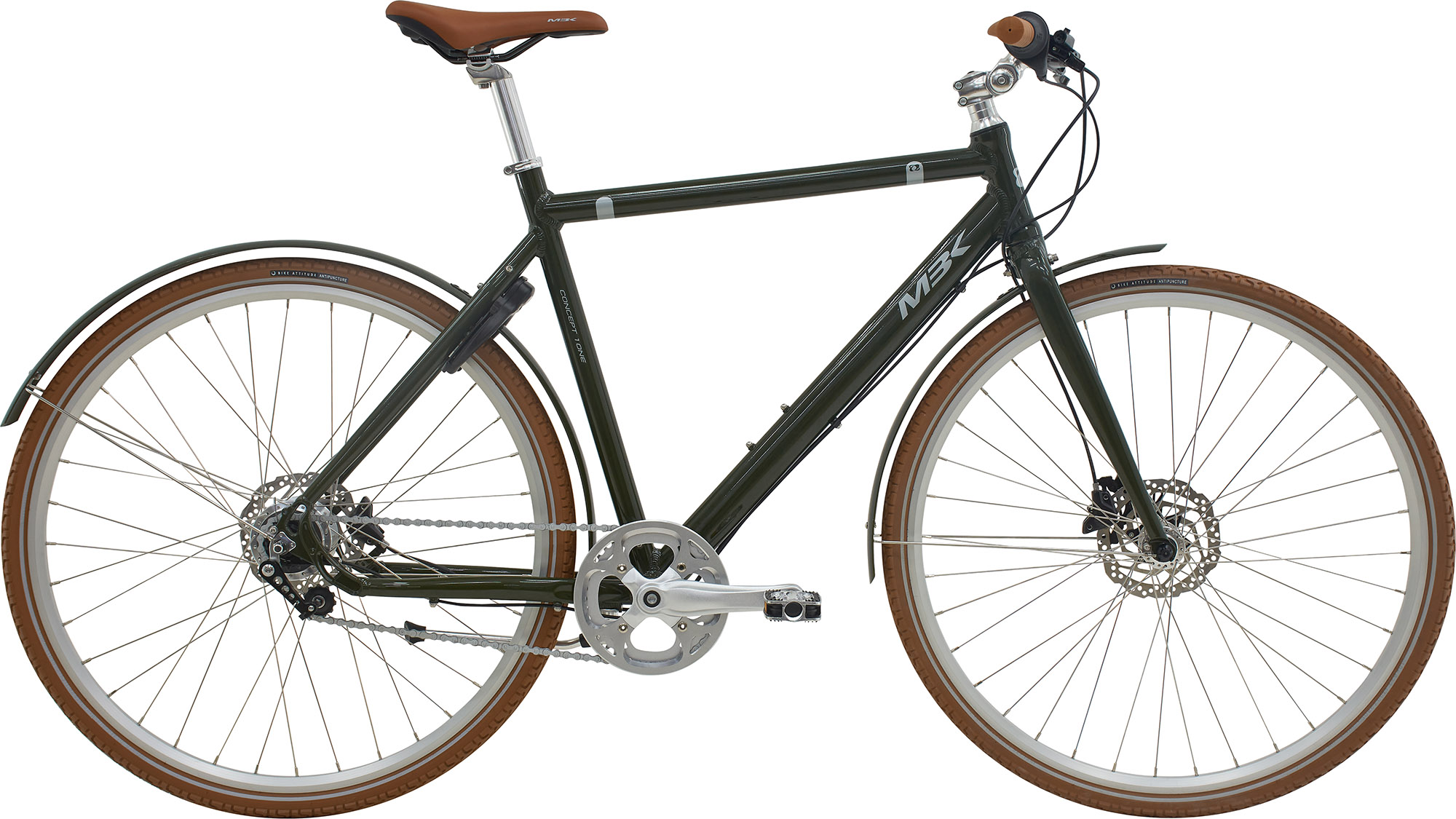 Mbk Concept 1one Herre 7g 2026 Blank Mørk Grøn