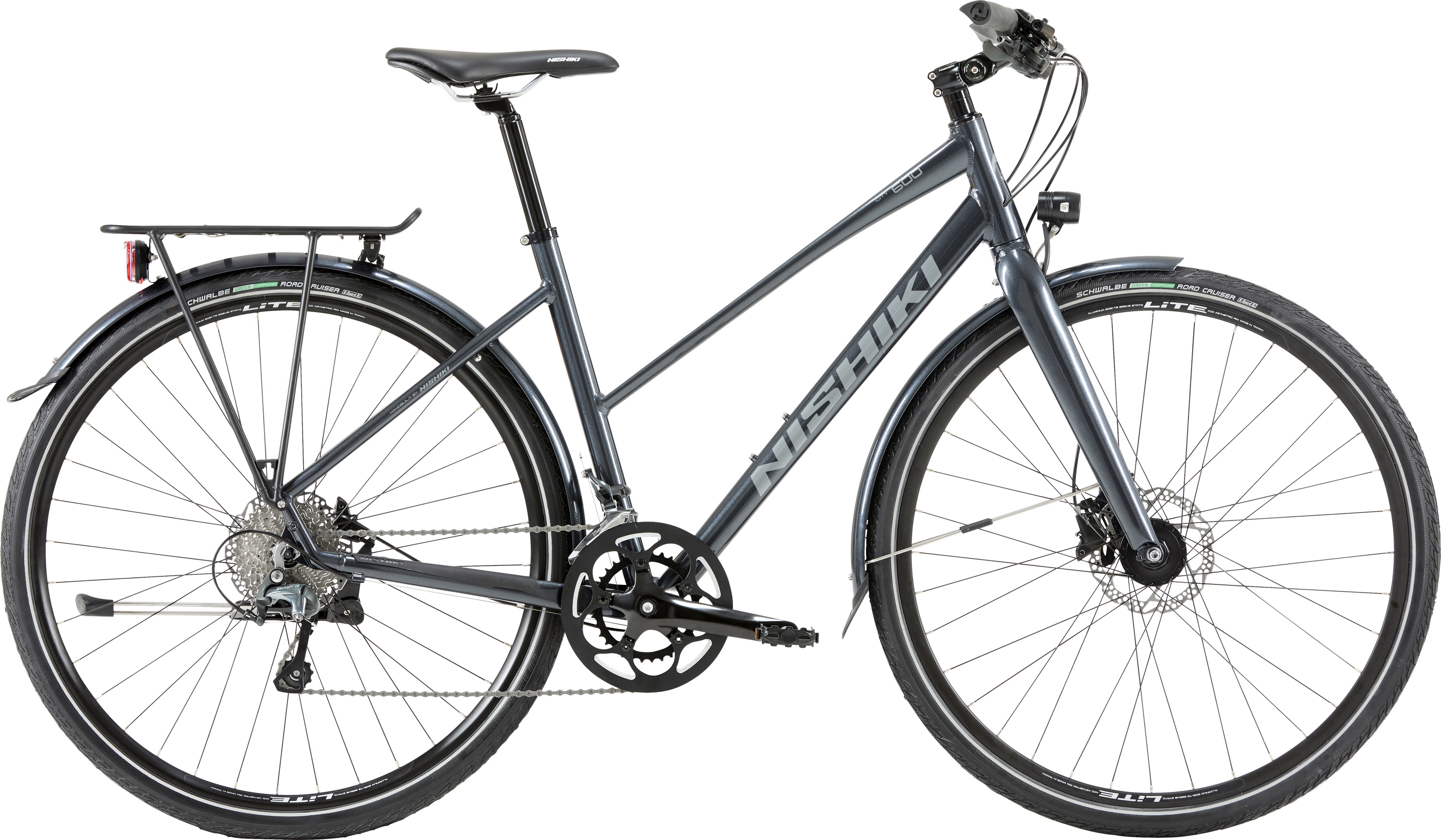Nishiki City 600 Dame 20g 2026 Blank Mørkegrå