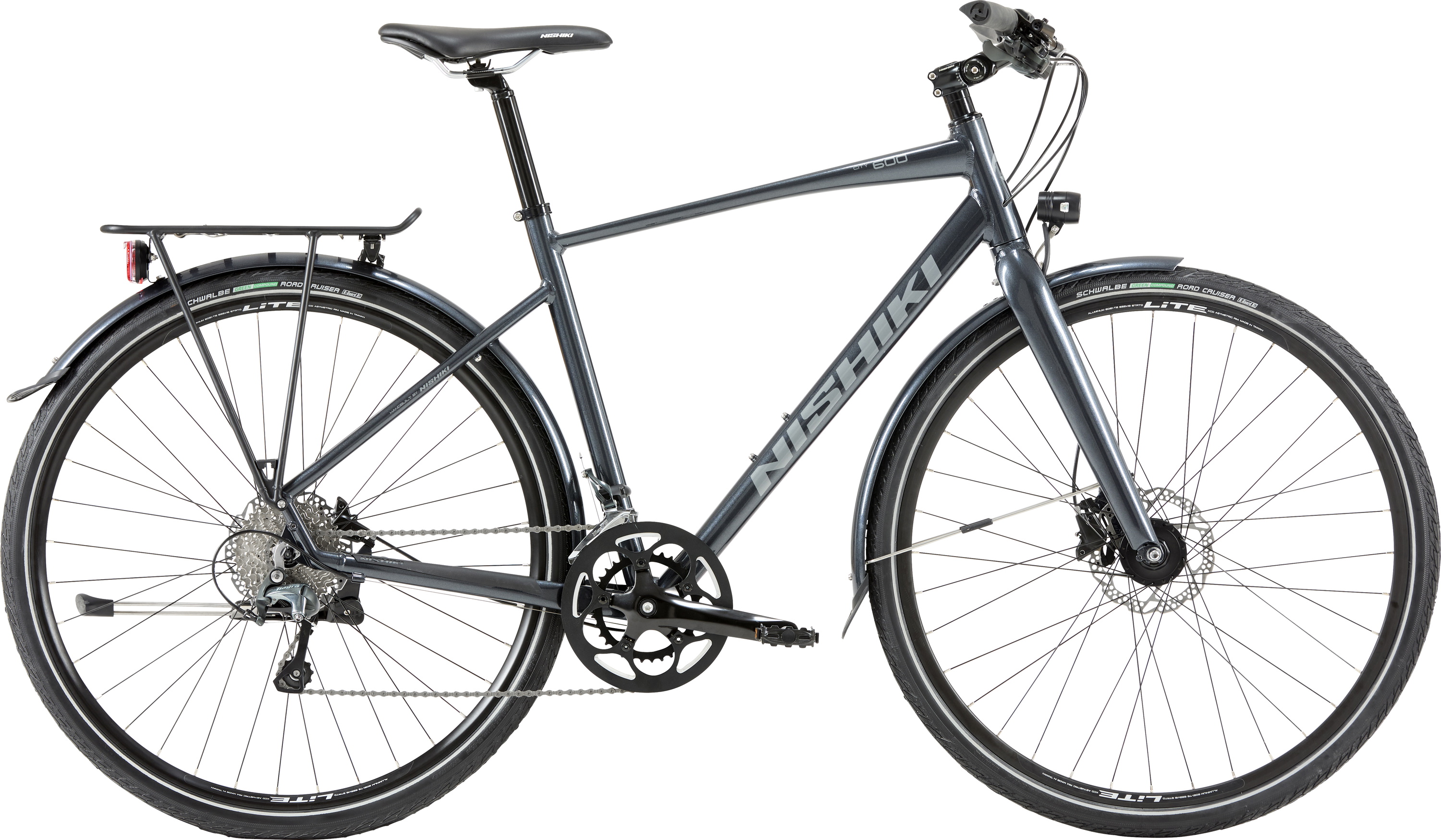 Nishiki City 600 Herre 20g 2026 Blank Mørkegrå