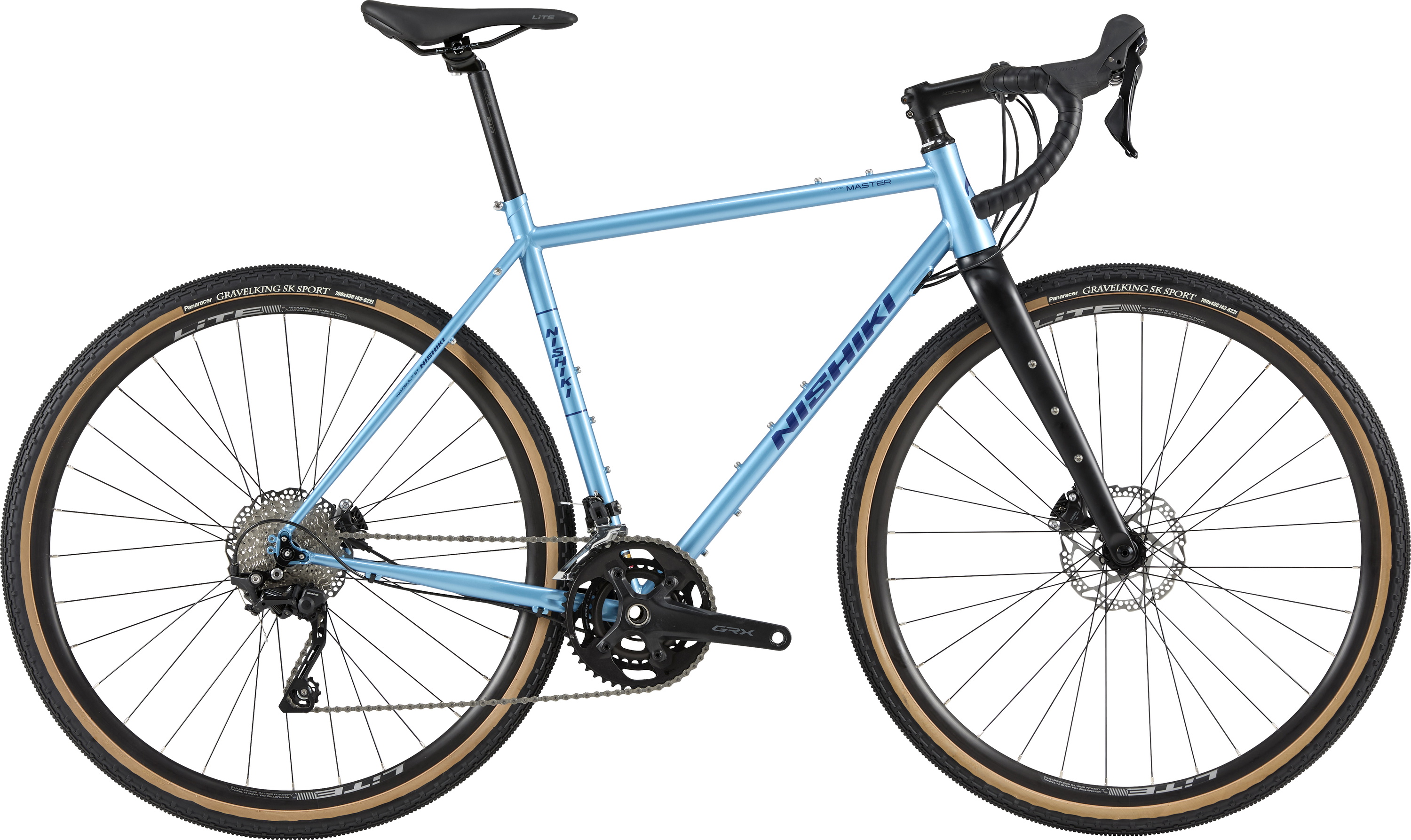 Nishiki Gravel Master Herre 2026 Blank Lys Blå