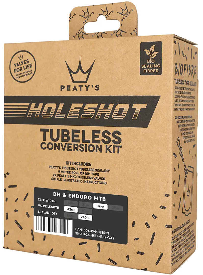 Peaty X27   Holeshot Tubeless Kit 32mm Enduro Dh