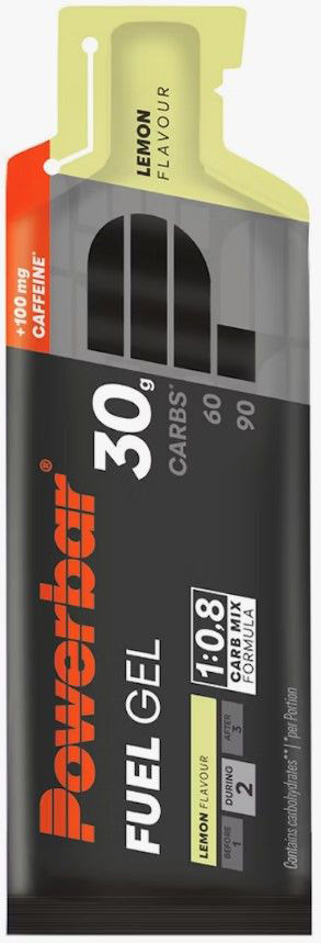 Powerbar Black Line Fuel Gel 30 100mg Koffein Lemon