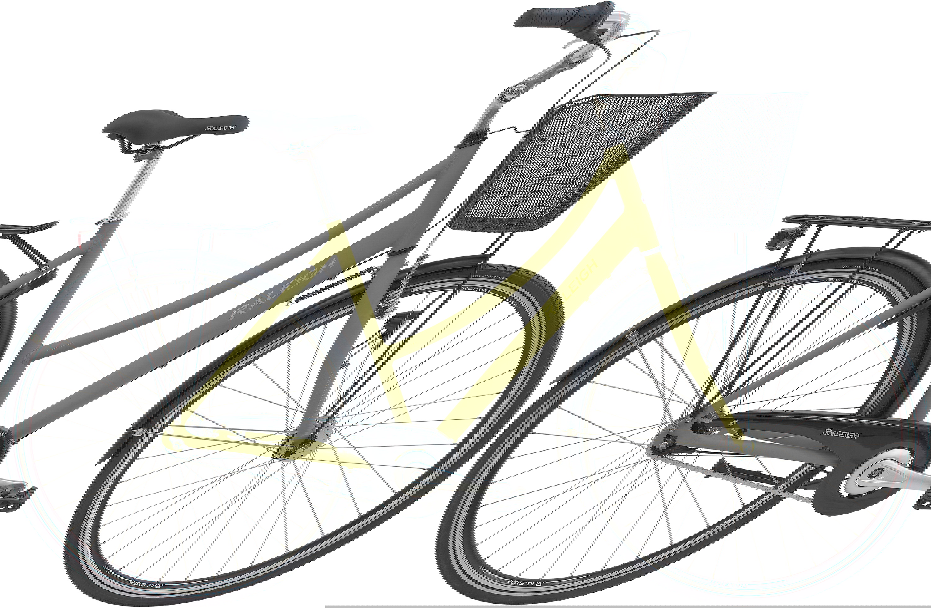 Raleigh City Classic Dame 7g 2026 Mat Grøn