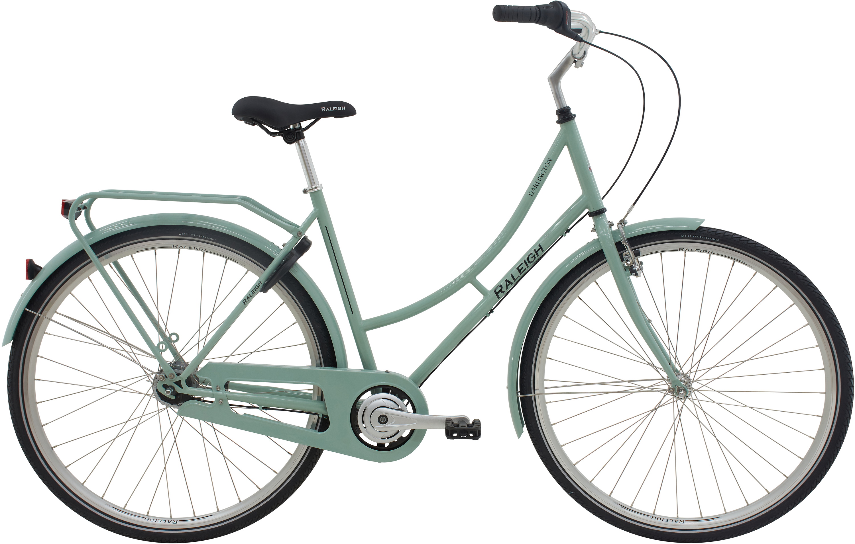 Raleigh Darlington Dame 7g Fodbremse 2025 Blank Lys Grøn