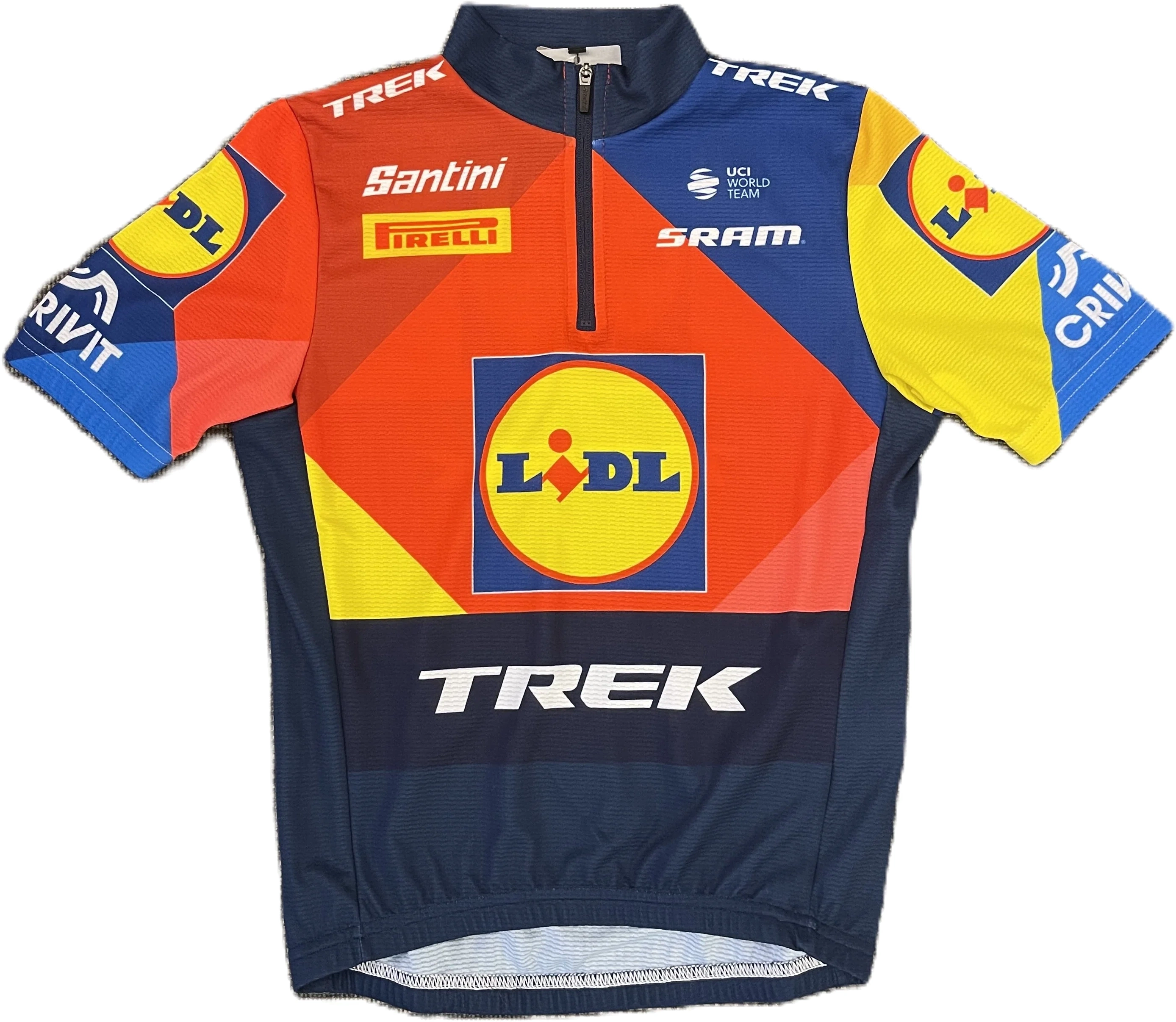 Santini Lidl-trek 2025 Team Replica Børnetrøje