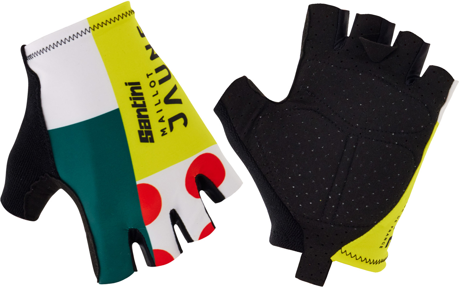 Santini Maillot Jaune Official Combo Kit Cycling Gloves