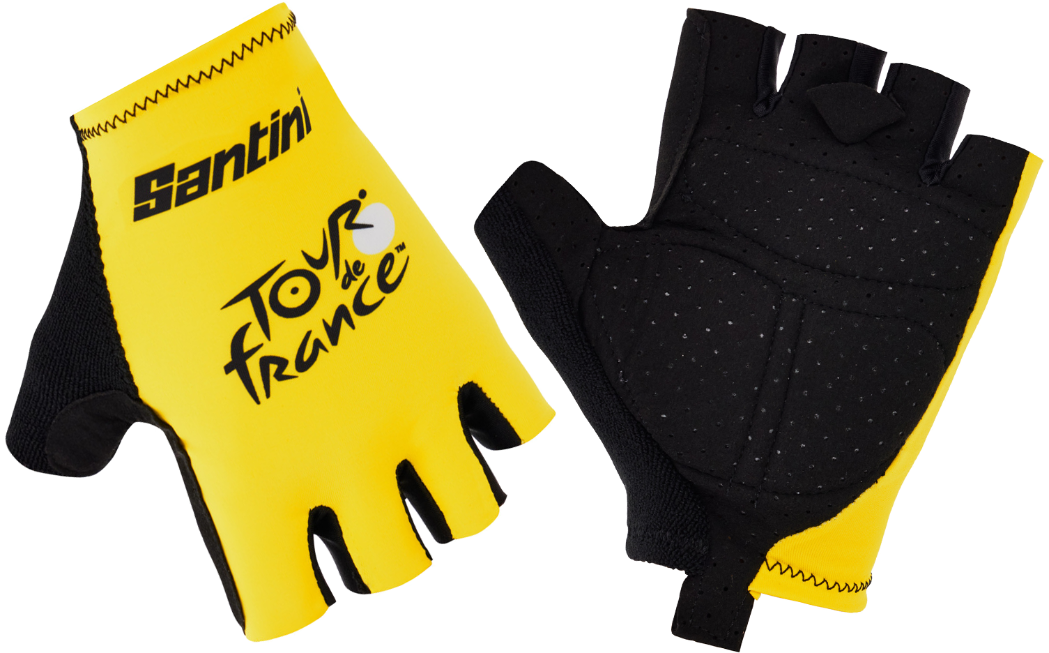 Santini Tour De France Overall Leader Cycling Gloves