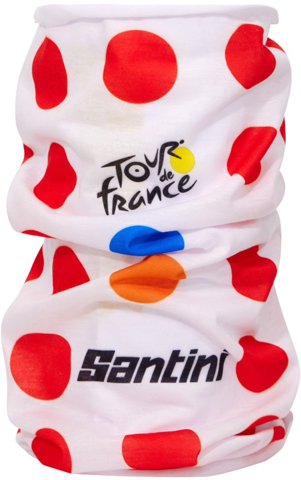 Santini Tour De France Polka Dot Jersey Neck Warmer