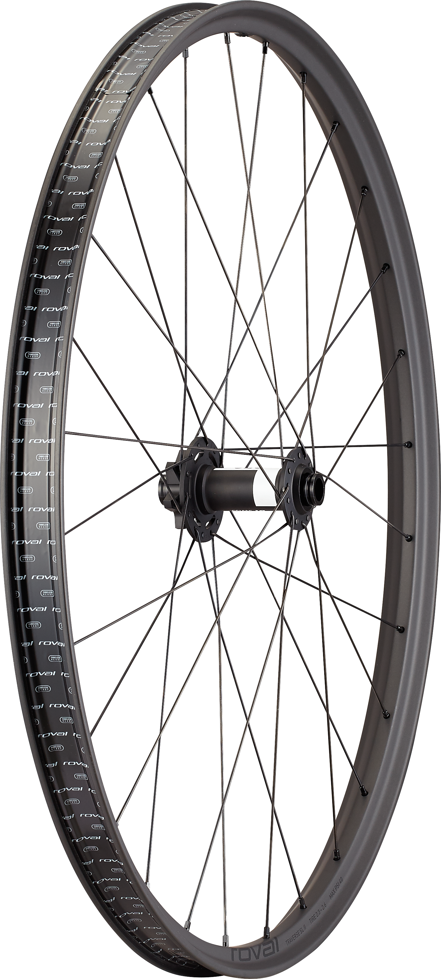 Specialized Roval Traverse Sl Ii 350 6b 27   Quot  Front Satin Carbon Gloss Black