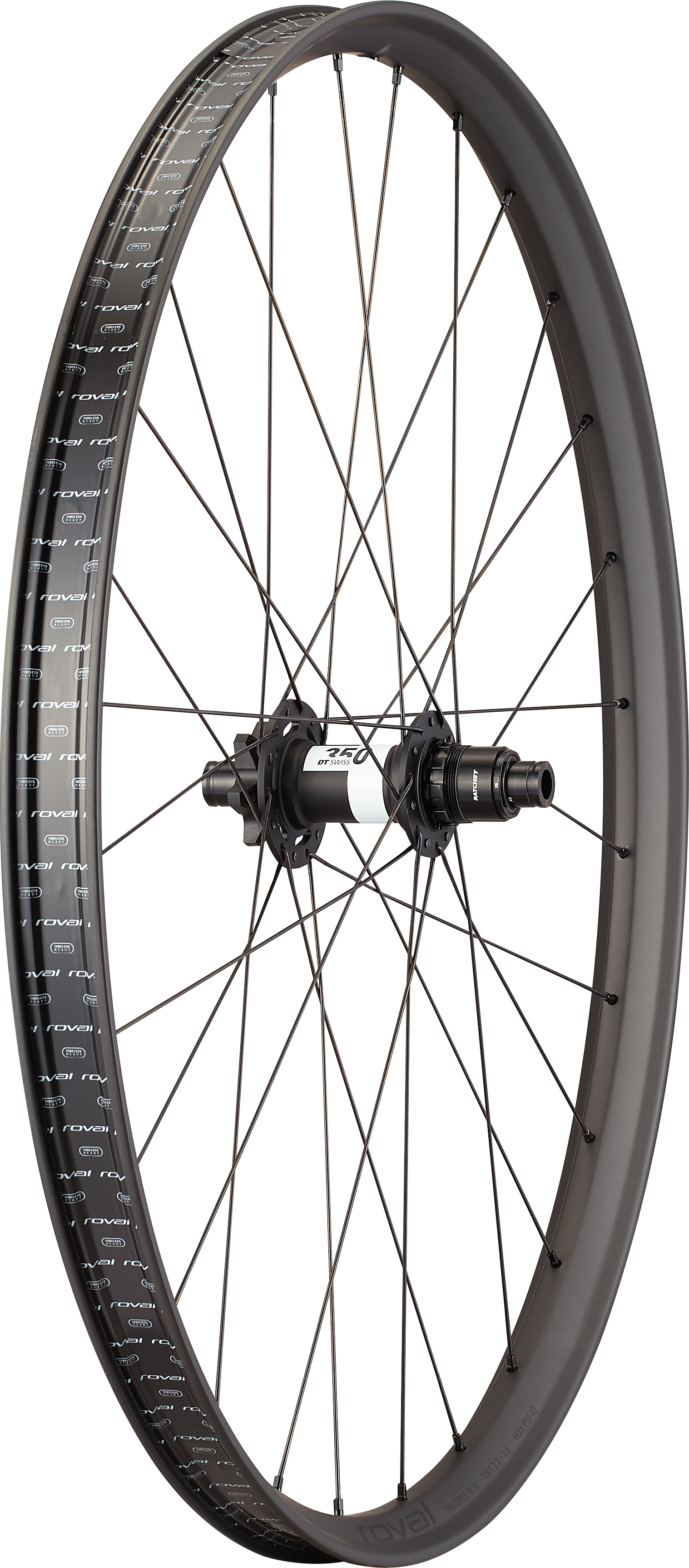 Specialized Roval Traverse Sl Ii 350 6b 27   Quot  Rear Satin Carbon Gloss Black