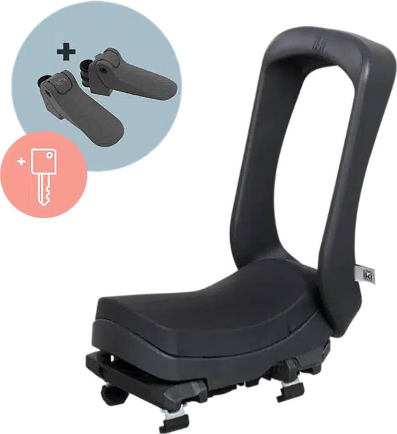 Urban Iki Barnestol Junior Til Bagagebærer   Til 10 år  Max  35 Kg  Bincho Black Bincho Black