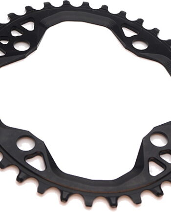 Absoluteblack Chainring Singlespeed 36t ø104 Mm   1x10 11 12  Oval  Shimano  Sort