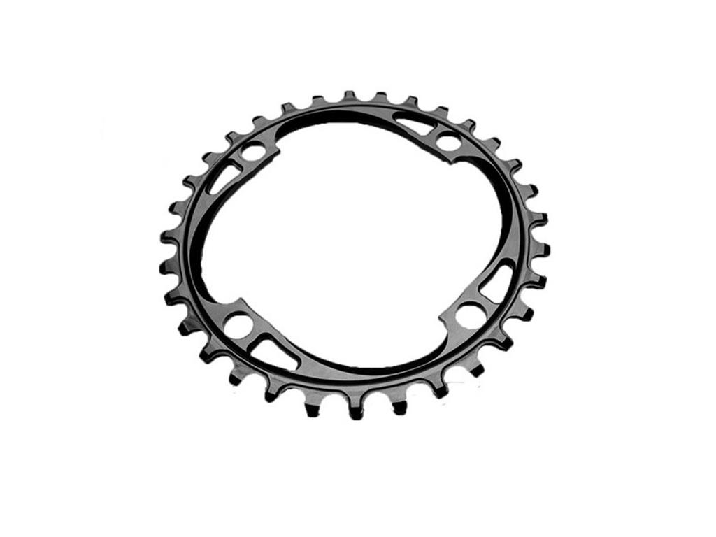 Absoluteblack Rund Klinge Sram Singlespeed ø104 Mm 36t Sort