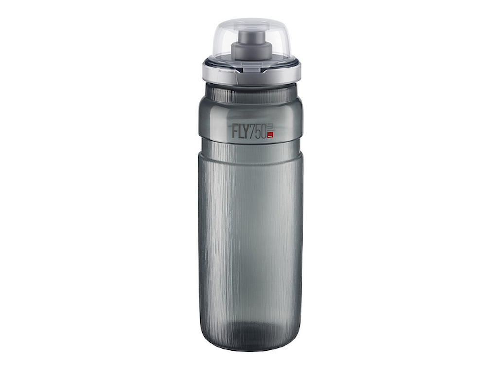 Elite Fly Tex Mtb Drikkedunk 750ml Smoke Med Grå Logo
