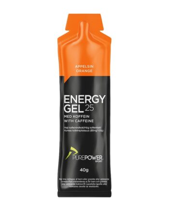 Purepower Energy Gel Appelsin Med 32 Mg Koffein 40 Gram
