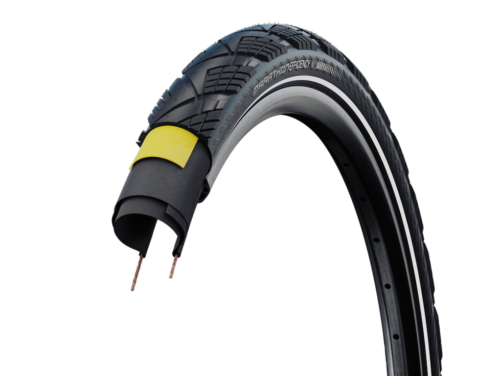 Schwalbe Marathon Efficiency Foldedæk 28x1 70  45-622  Med Refleks