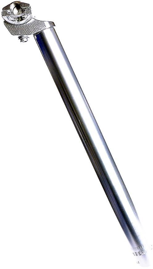 Bikepartner Sadelpind Alu Sølv 26 6x400mm
