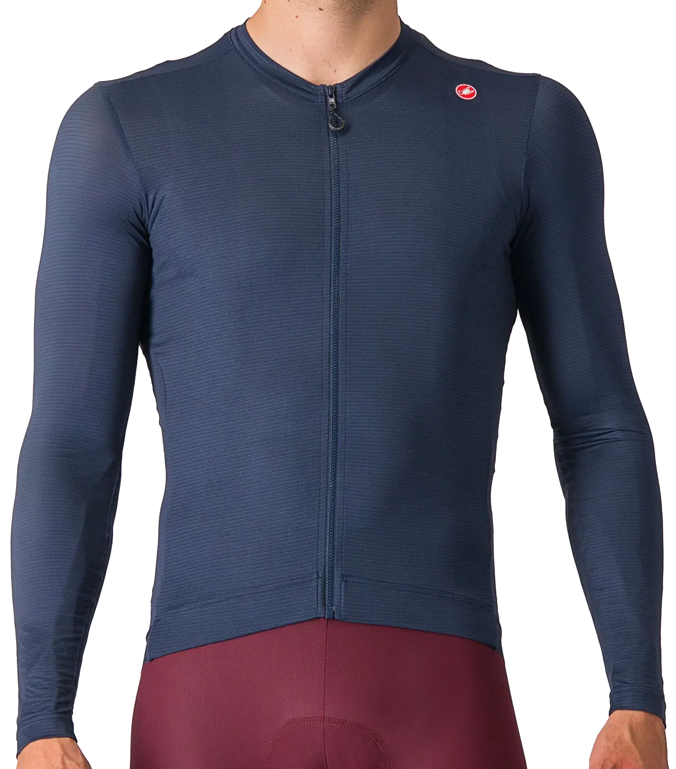 Castelli Espresso Long-sleeved Jersey Blue