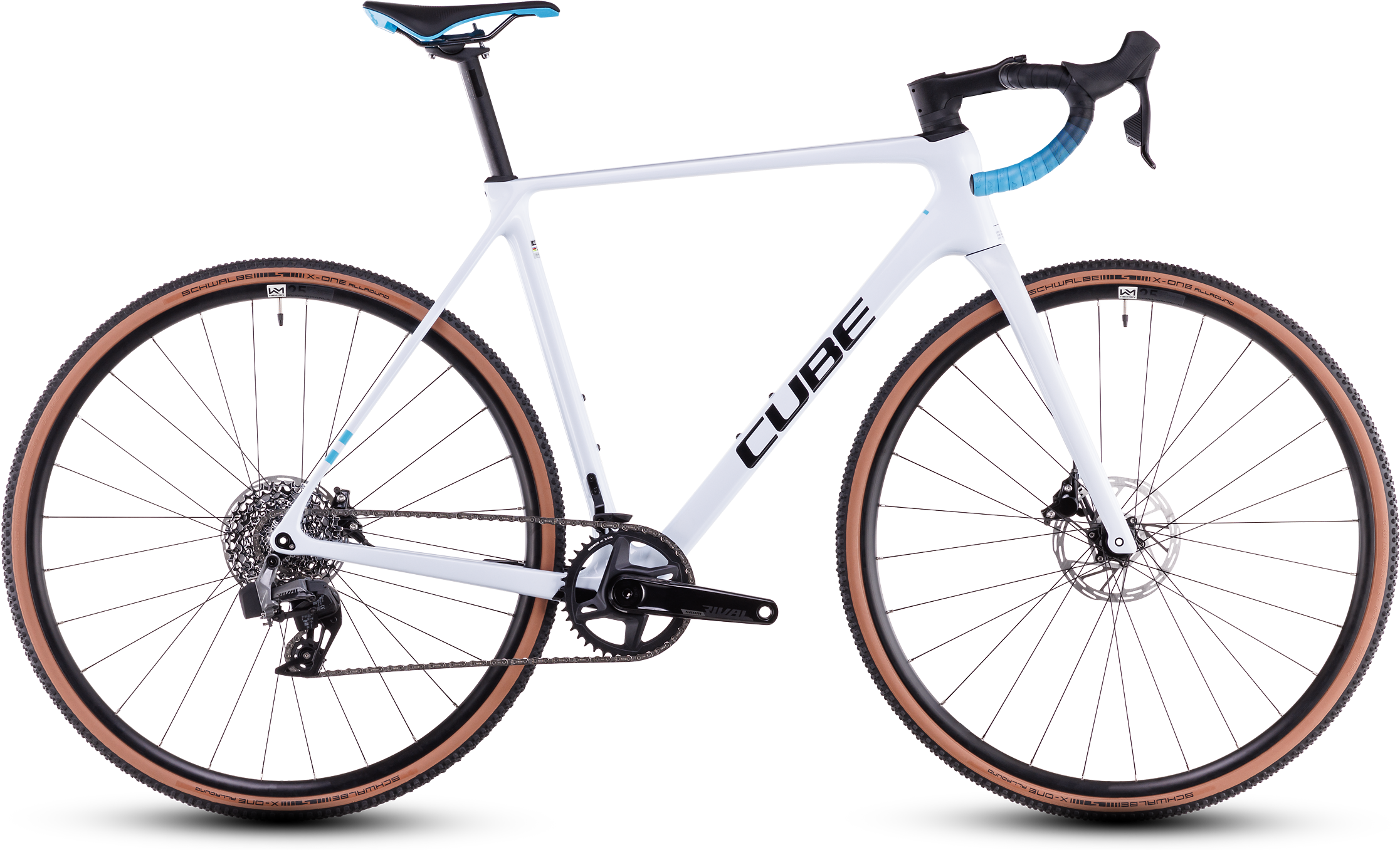 Cube Cross Racegravel  :62 Race 2026 Polarwhite   Blue