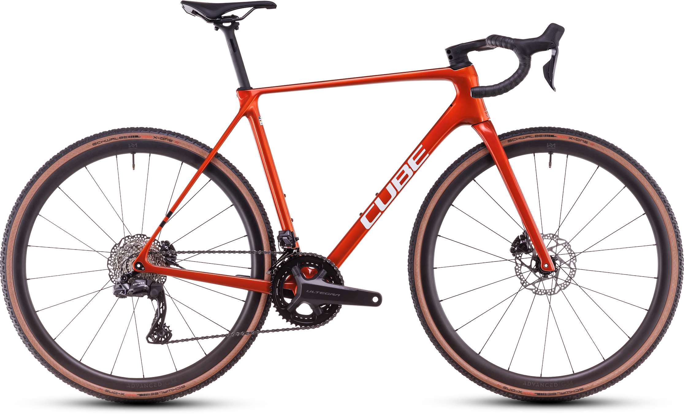 Cube Cross Racegravel  :62 Slx 2025 Electricorange   White
