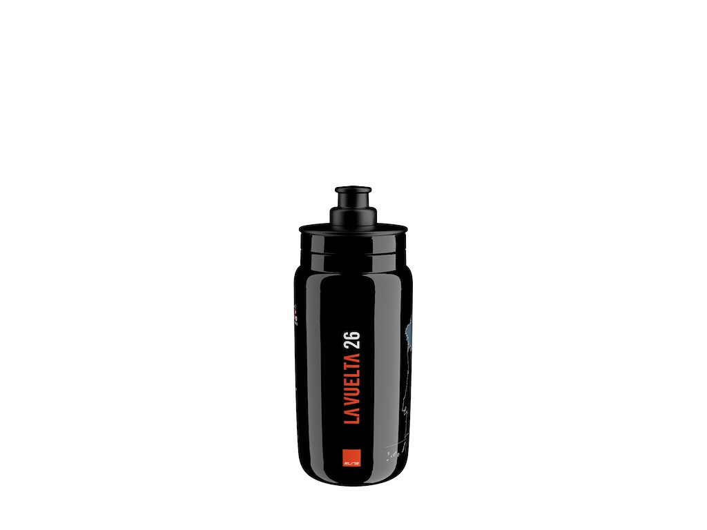 Elite Fly Teams 2026 Drikkedunk 550ml Vuelta Black Map