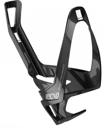 Elite Rocko Carbon Flaskeholder Med Blank Sølv Grafik