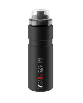 Elite Syssa Race Drikkeflaske   Rustfrit Stål 750 Ml Mat Sort