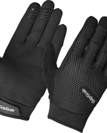 Gripgrab Descent Guarded Langfingret Sommerhandsker Black