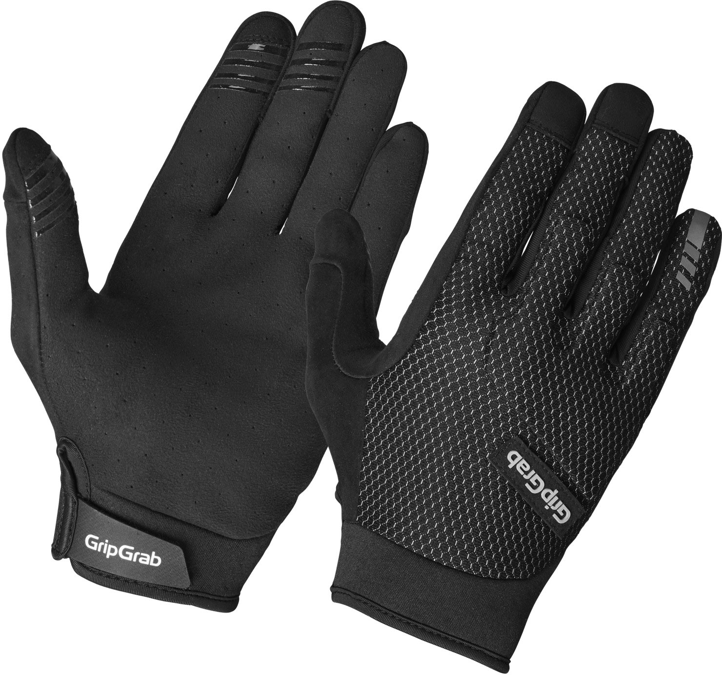 Gripgrab Descent Guarded Langfingret Sommerhandsker Black