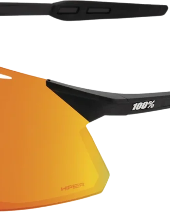 100  Hypercraft Matte Black Hiper Red Multilayer Mirror Lens