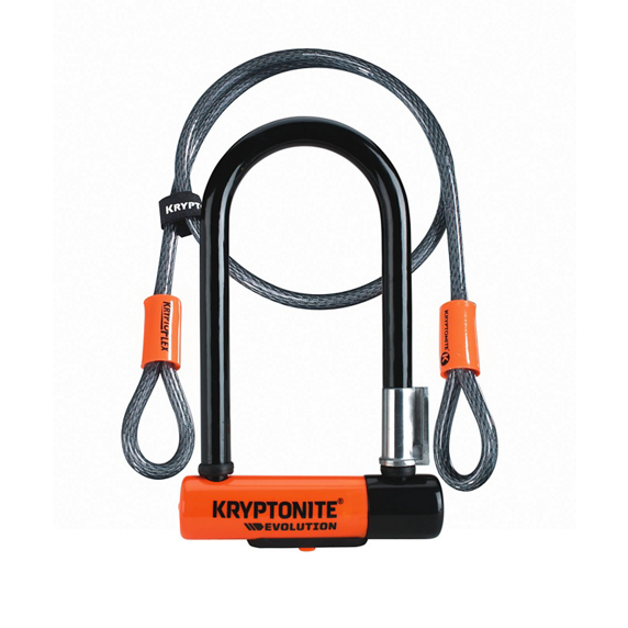 Kryptonite Evolution Bøjlelås    Kabel