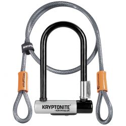 Kryptonite  -lock Kryptolok Mini   Vf   2cmx17 8cm And 4foot Cable Cykellås