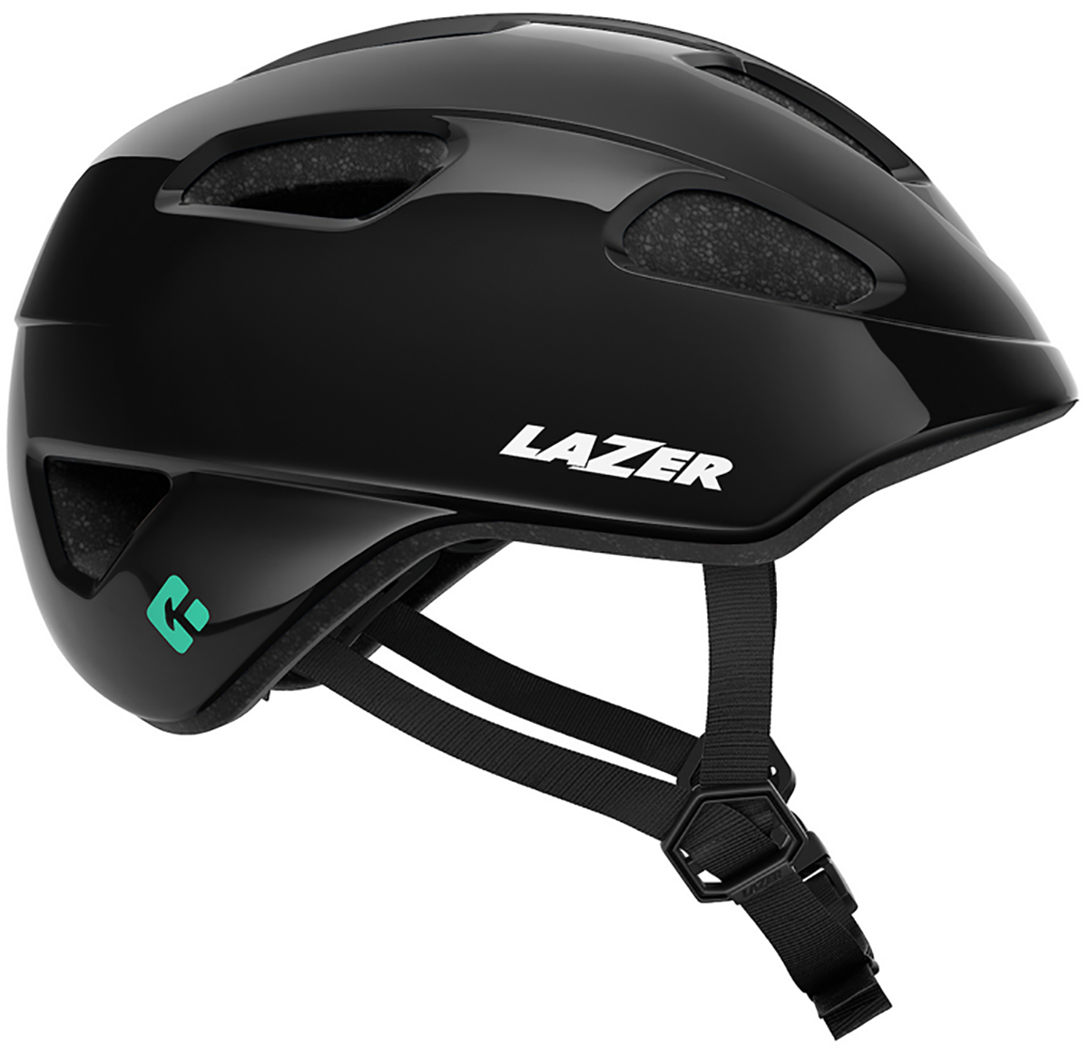 Lazer Nutz Kineticore Quot Green Buckle Quot Cykelhjelm Black