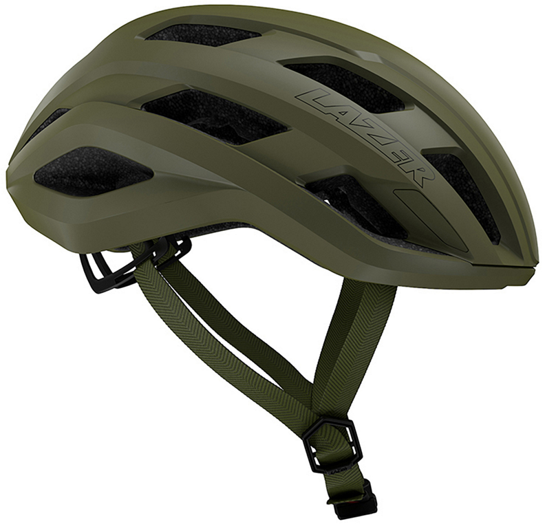 Lazer Strada Kineticore Cykelhjelm Matte Pine Green