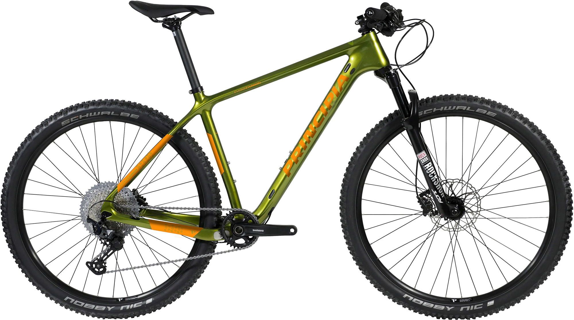 Principia Mtb Carbon 29 Quot Slx 1x12sp Blank 2026 Grøn Orange