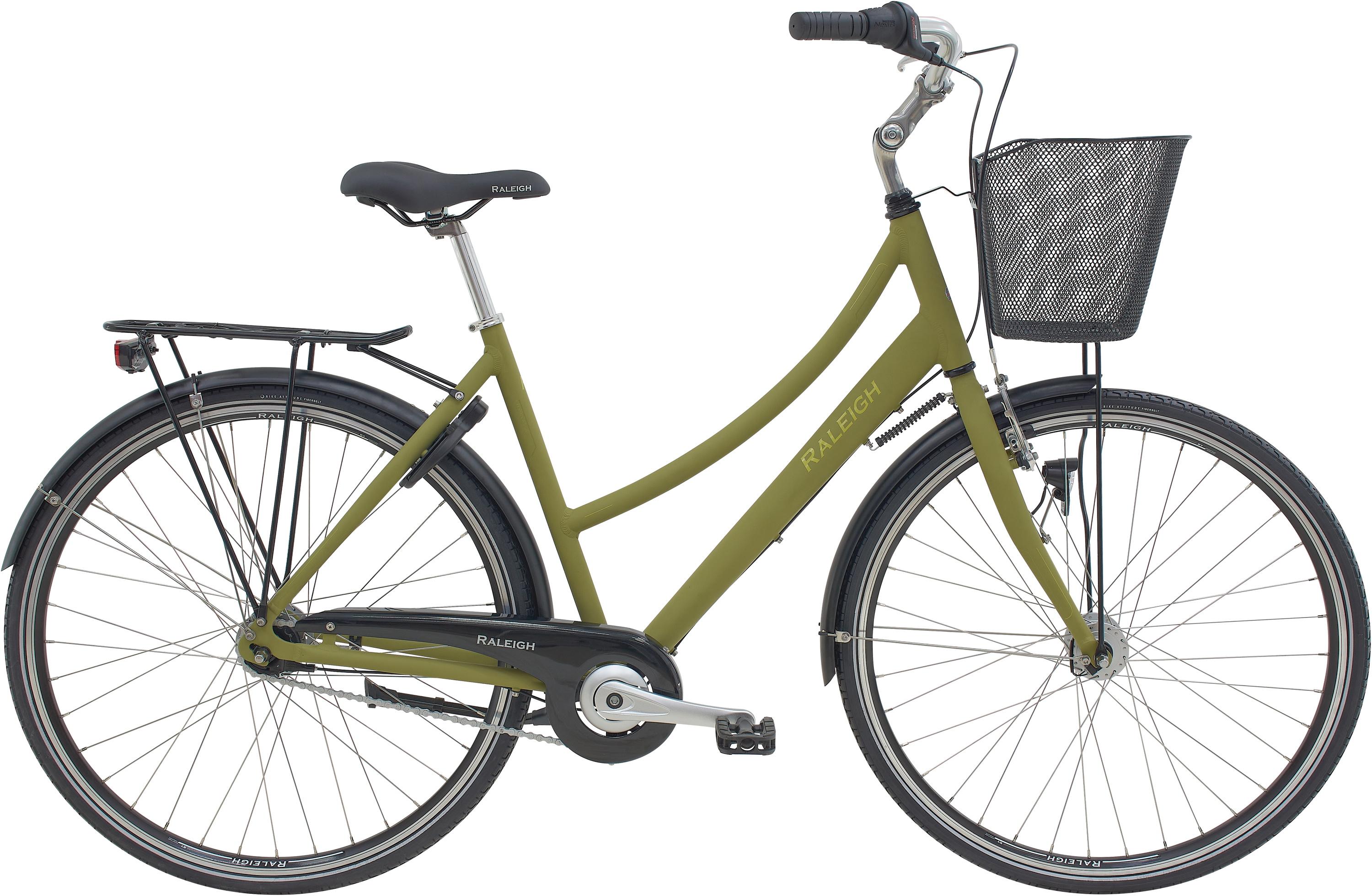 Raleigh City Classic Dame 7g 2026 Mat Grøn