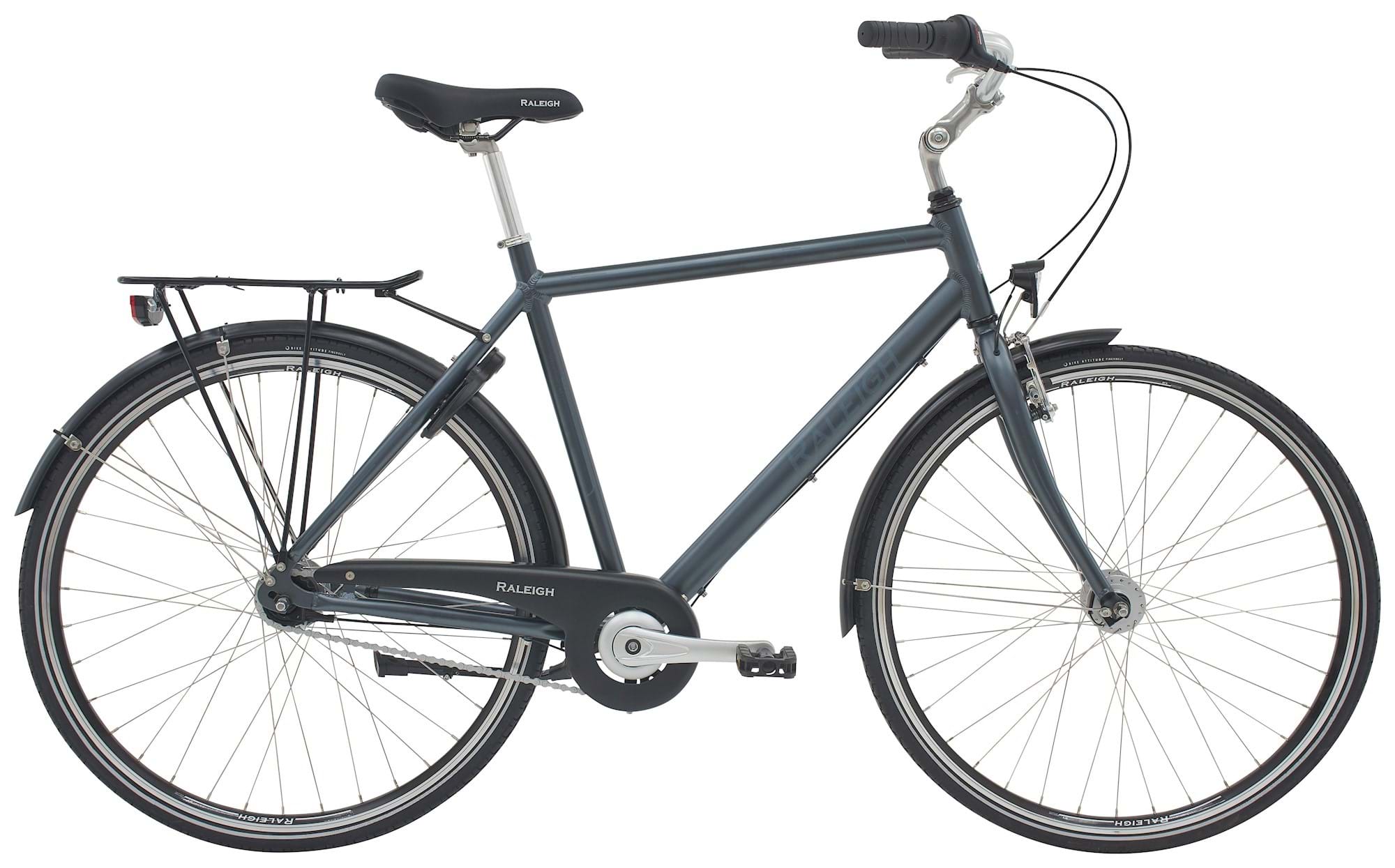 Raleigh Shopping Alu Herre 7g 2025 Mat Grå Blå