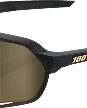 100  S2 Matte Black Soft Gold Mirror Lens