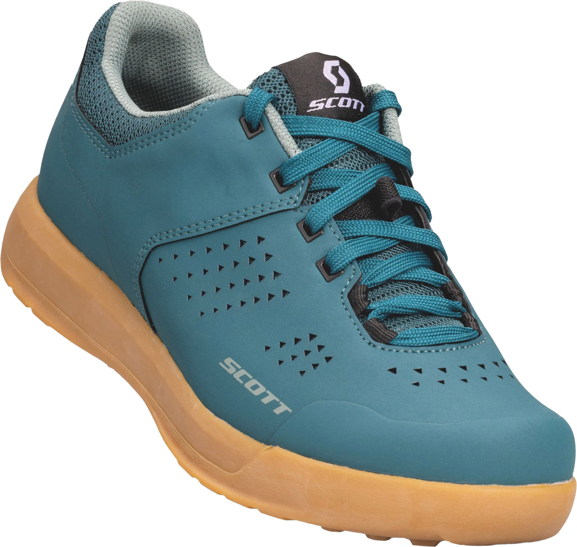 Scott Mtb Shr-alp Flat Lace Dame Cykelsko Petrol Blue Mint Green