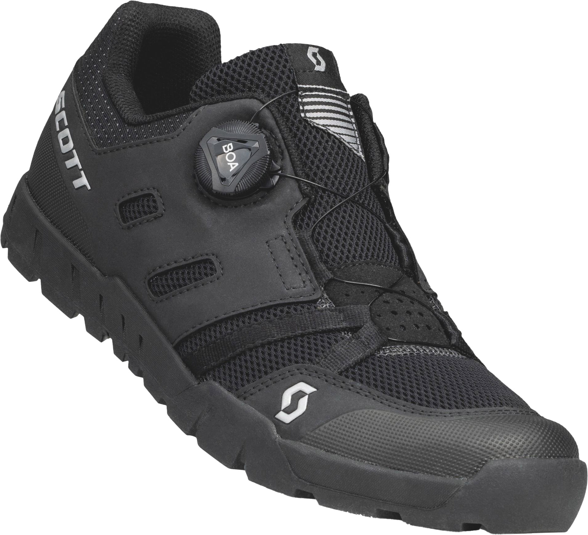 Scott Sport Crus- Flat Boa Cykelsko Black Silver