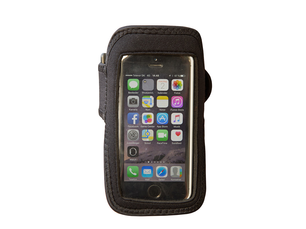 Smartphone Løbearmbånd 13       Cm Sort