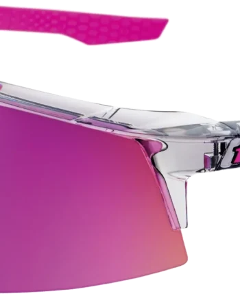 100  Speedcraft Sl Polished Translucent Grey Purple Multilayer Mirror Lens